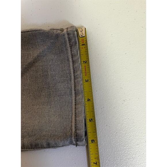 Old Navy Women's Boyfriend Straight Jeans Gray Medium Wash Size 4 - Picture 14 of 14